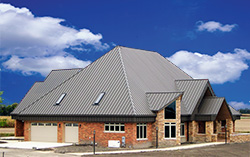 Steel Standing Seam Metal Roof Installed in Macomb county